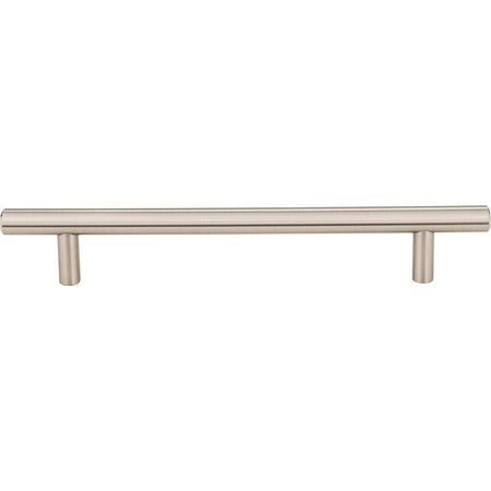 Elements 220SN: 160 mm cc Naples Round Bar Cabinet Pull - Satin Nickel
