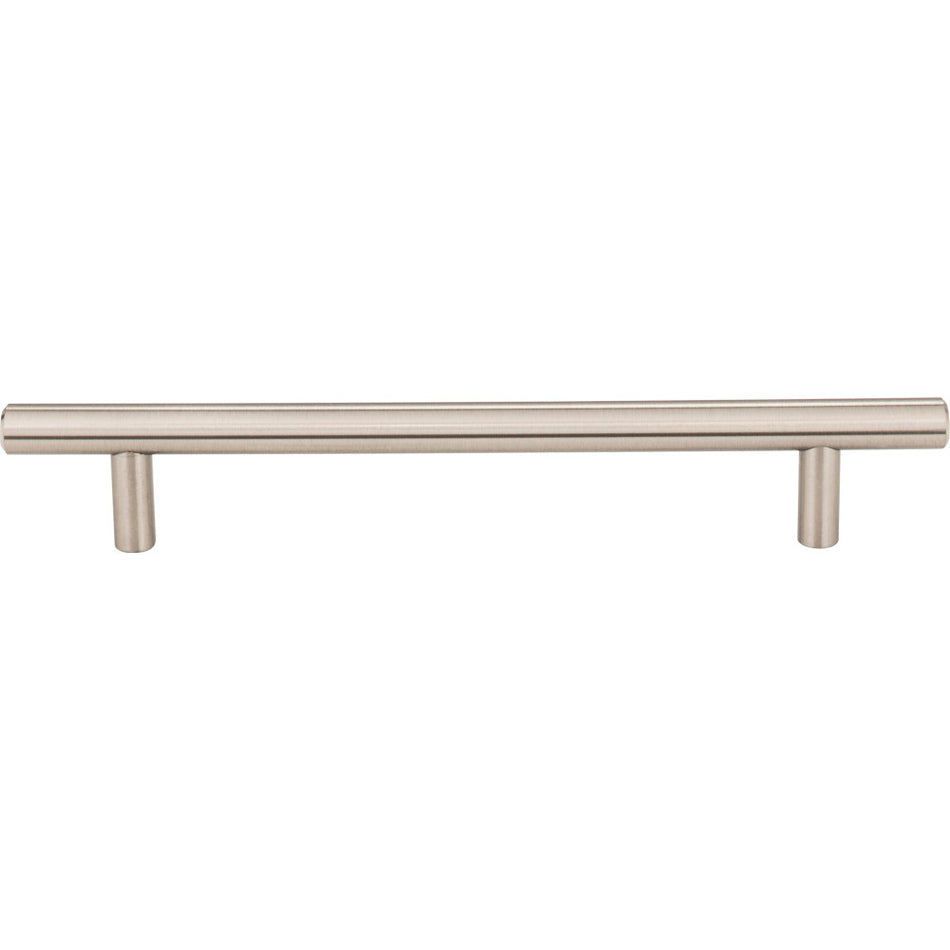Elements 220SN: 160 mm cc Naples Round Bar Cabinet Pull - Satin Nickel