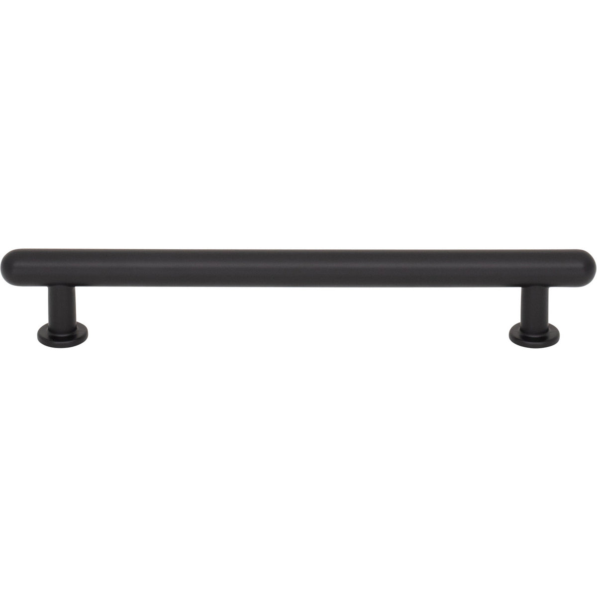 Top Knobs TK3333BLK: 6-5/16" Lambert Bar Cabinet Pull - Flat Black