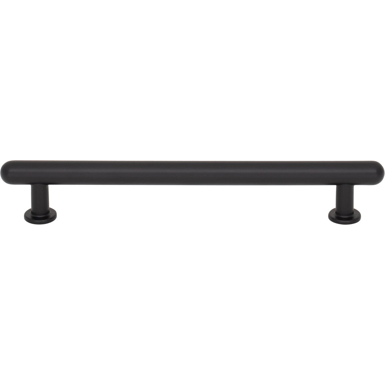 Top Knobs TK3333BLK: 6-5/16" Lambert Bar Cabinet Pull - Flat Black