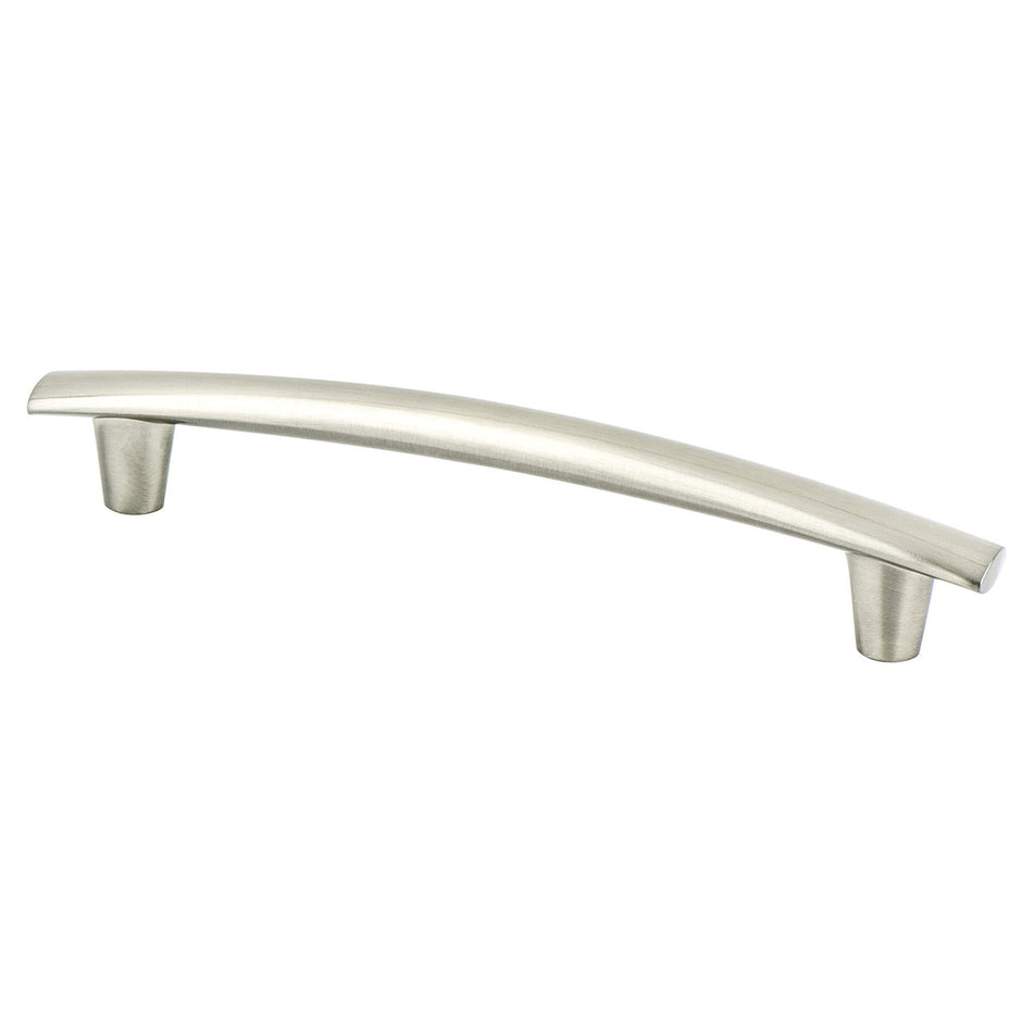 Berenson 2304-4BPN: 160mm cc Meadow Cabinet Pull - Brushed Nickel