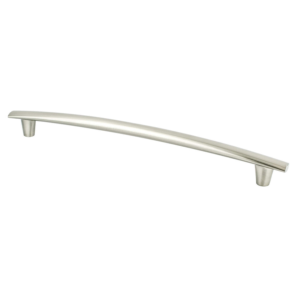 Berenson 2306-4BPN: 256mm cc Meadow Cabinet Pull - Brushed Nickel