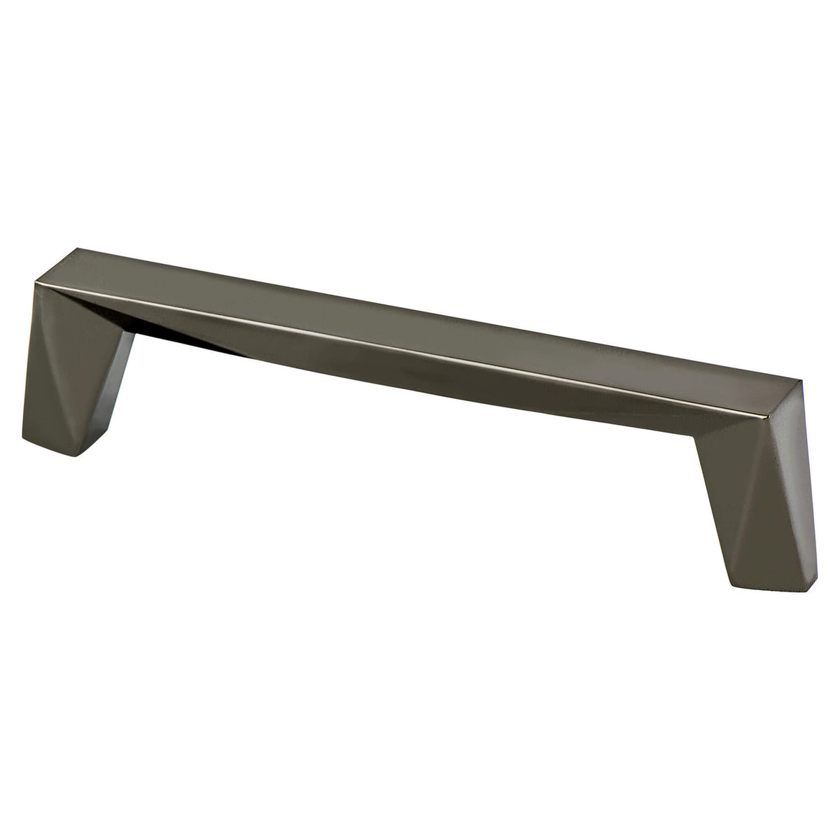 Berenson 2314-1098: 128mm cc Swagger Cabinet Pull - Black Nickel