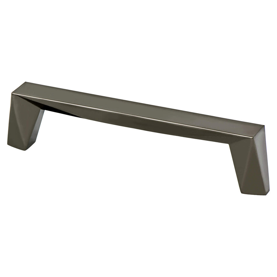Berenson 2314-1098: 128mm cc Swagger Cabinet Pull - Black Nickel