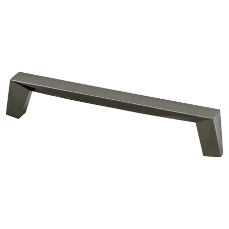 Berenson 2317-1098: 160mm cc Swagger Cabinet Pull - Black Nickel