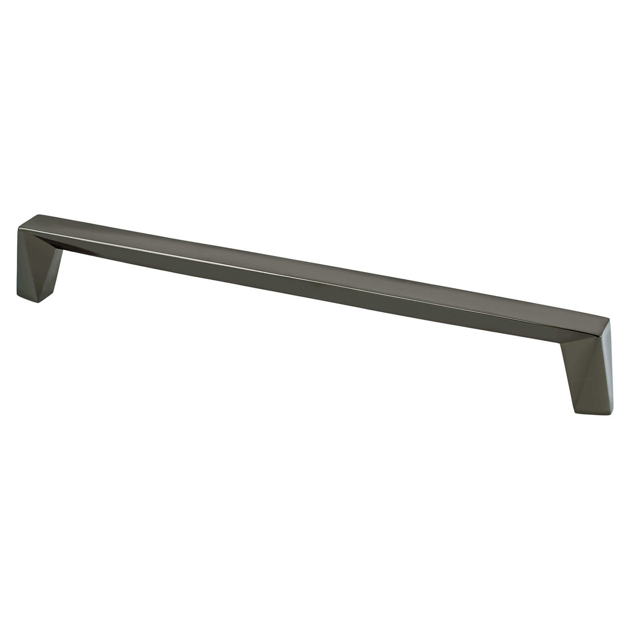 Berenson 2320-1098: 224mm cc Swagger Cabinet Pull - Black Nickel