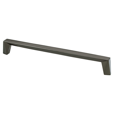 Berenson 2320-1098: 224mm cc Swagger Cabinet Pull - Black Nickel
