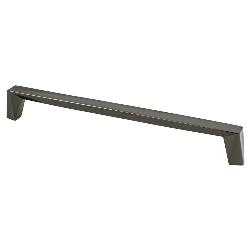 Berenson 2320-1098: 224mm cc Swagger Cabinet Pull - Black Nickel