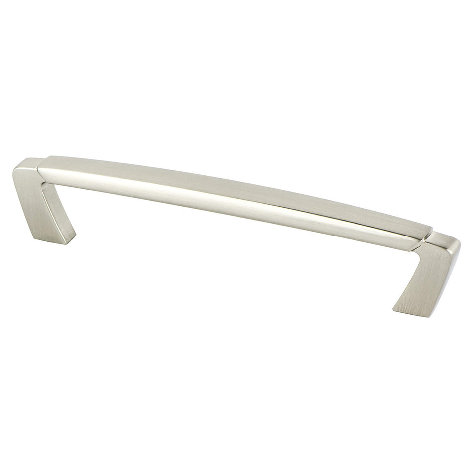 Berenson 2329-1BPN: 128mm cc Vested Interest Cabinet Pull - Brushed Nickel