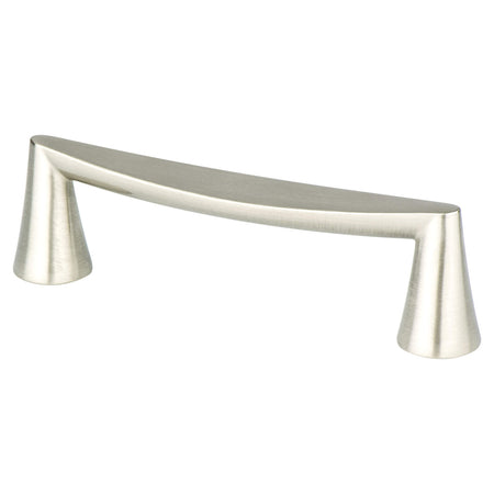 Berenson 2339-1BPN: 96mm cc Domestic Bliss Cabinet Pull - Brushed Nickel
