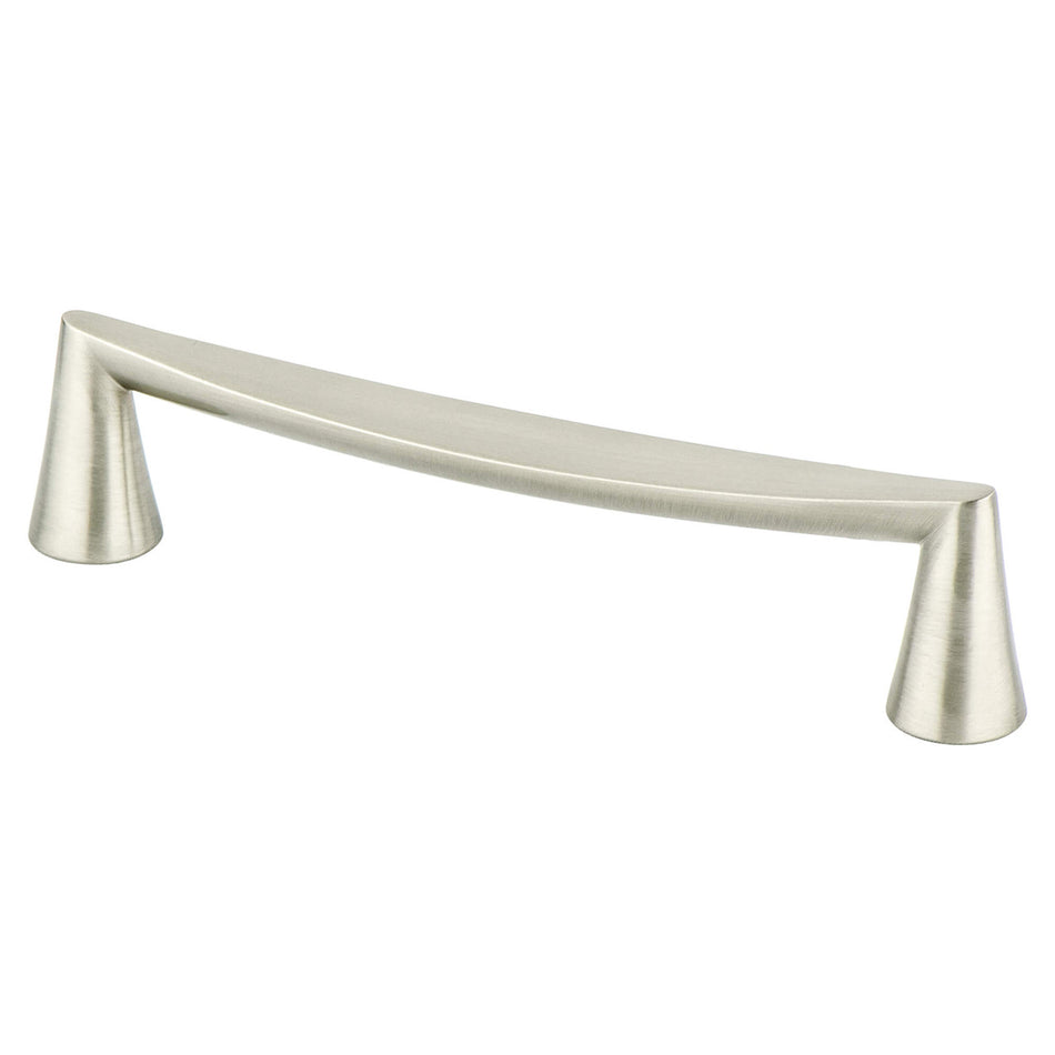 Berenson 2343-1BPN: 128mm cc Domestic Bliss Cabinet Pull - Brushed Nickel