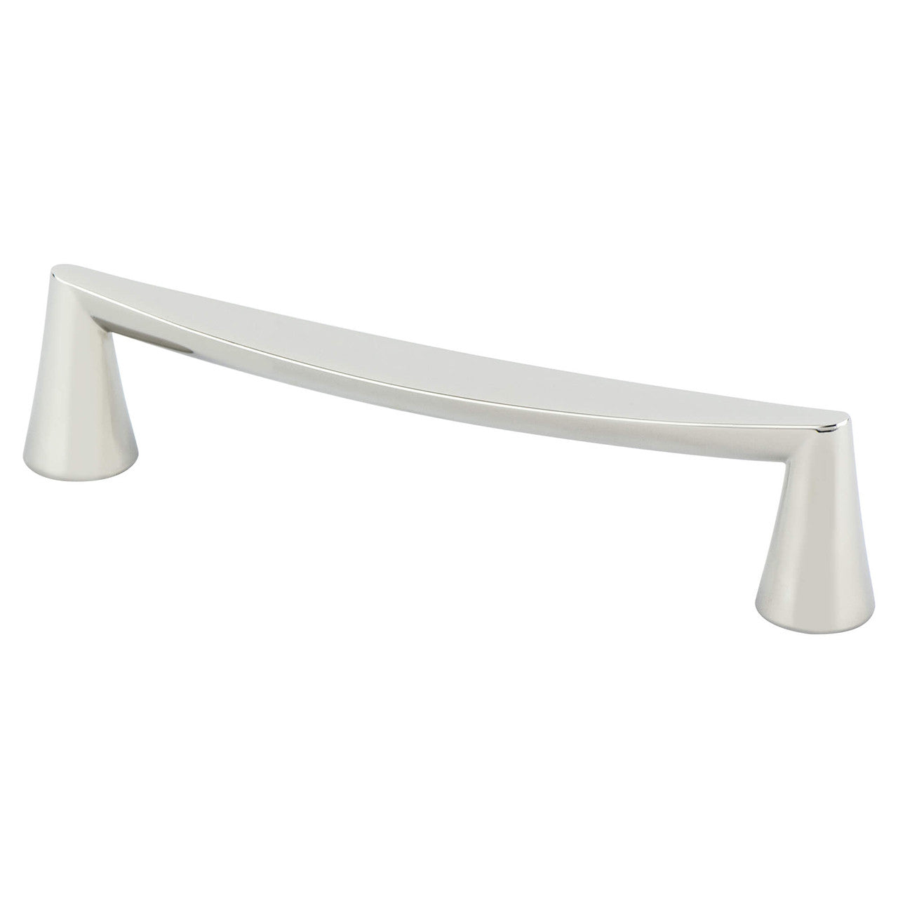 Berenson 2346-1014: 128mm cc Domestic Bliss Cabinet Pull - Polished Nickel