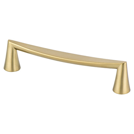 Berenson 2347-1MDB: 128mm cc Domestic Bliss Cabinet Pull - Modern Brushed Gold