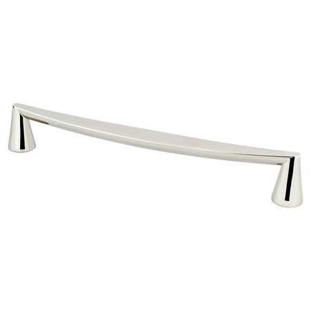 Berenson 2354-1014: 224mm cc Domestic Bliss Cabinet Pull - Polished Nickel