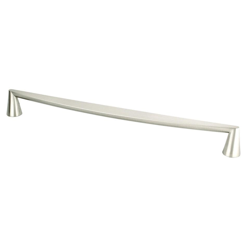 Berenson 2356-1BPN: 320mm cc Domestic Bliss Cabinet Pull - Brushed Nickel