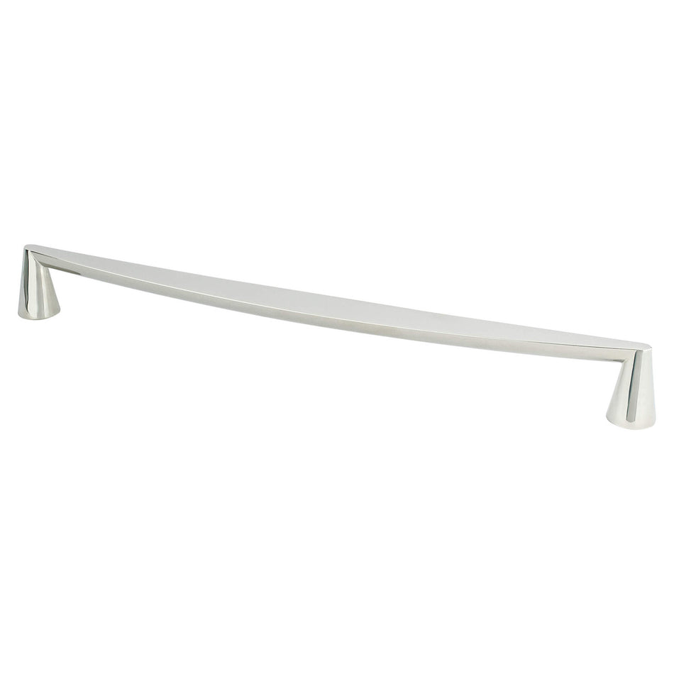 Berenson 2358-1014: 320mm cc Domestic Bliss Cabinet Pull - Polished Nickel