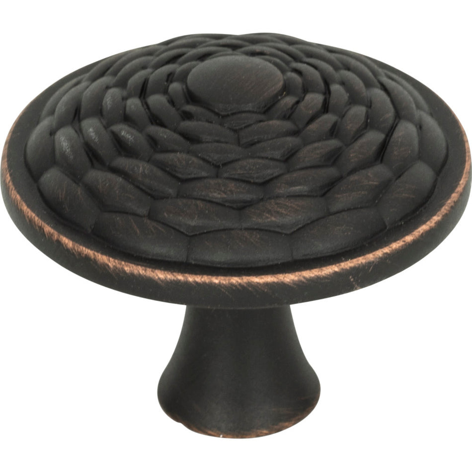 Atlas 236-VB: 1-5/16" Mandalay Round Cabinet Knob in Venetian Bronze