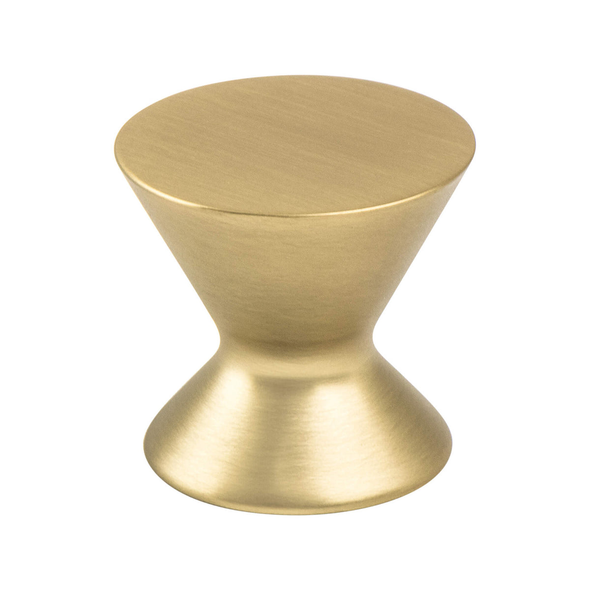 Berenson 2363-1MDB: 1-3/16" Domestic Bliss Cabinet Knob - Modern Brushed Gold