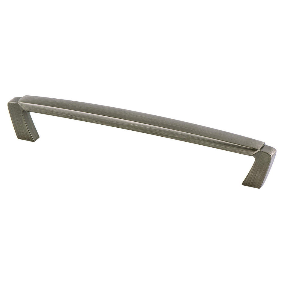 Berenson 2371-1VTN: 160mm cc Vested Interest Cabinet Pull - Vintage Nickel