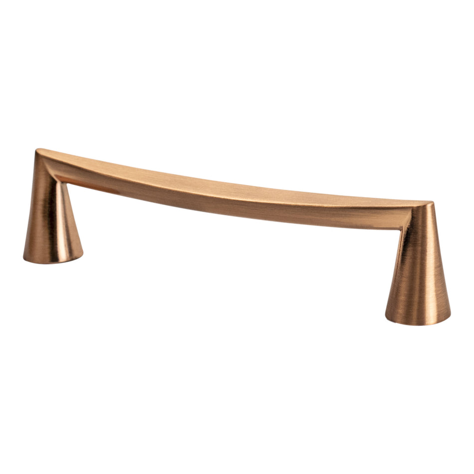 Berenson 2381-10BC: 128mm cc Domestic Bliss Cabinet Pull - Brushed Copper