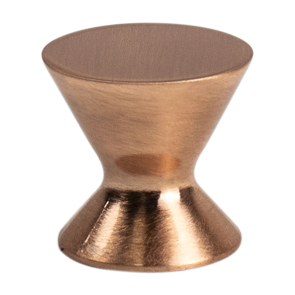 Berenson 2383-10BC: 1-3/16" Domestic Bliss Cabinet Knob - Brushed Copper