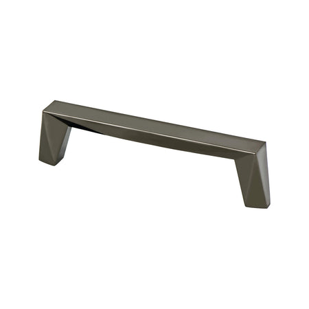 Berenson 2385-1098: 96mm cc Swagger Cabinet Pull - Black Nickel