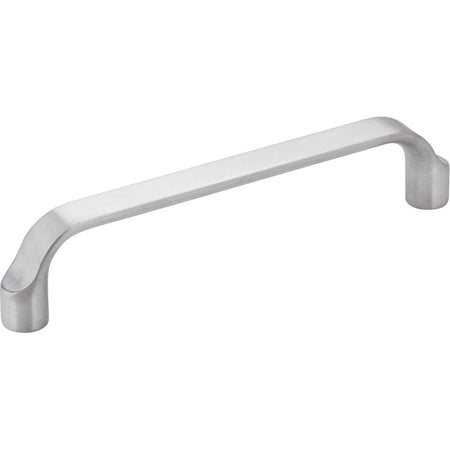 Elements 239-128BC: 128 mm cc Brenton Flat Bar Cabinet Pull - Brushed Chrome