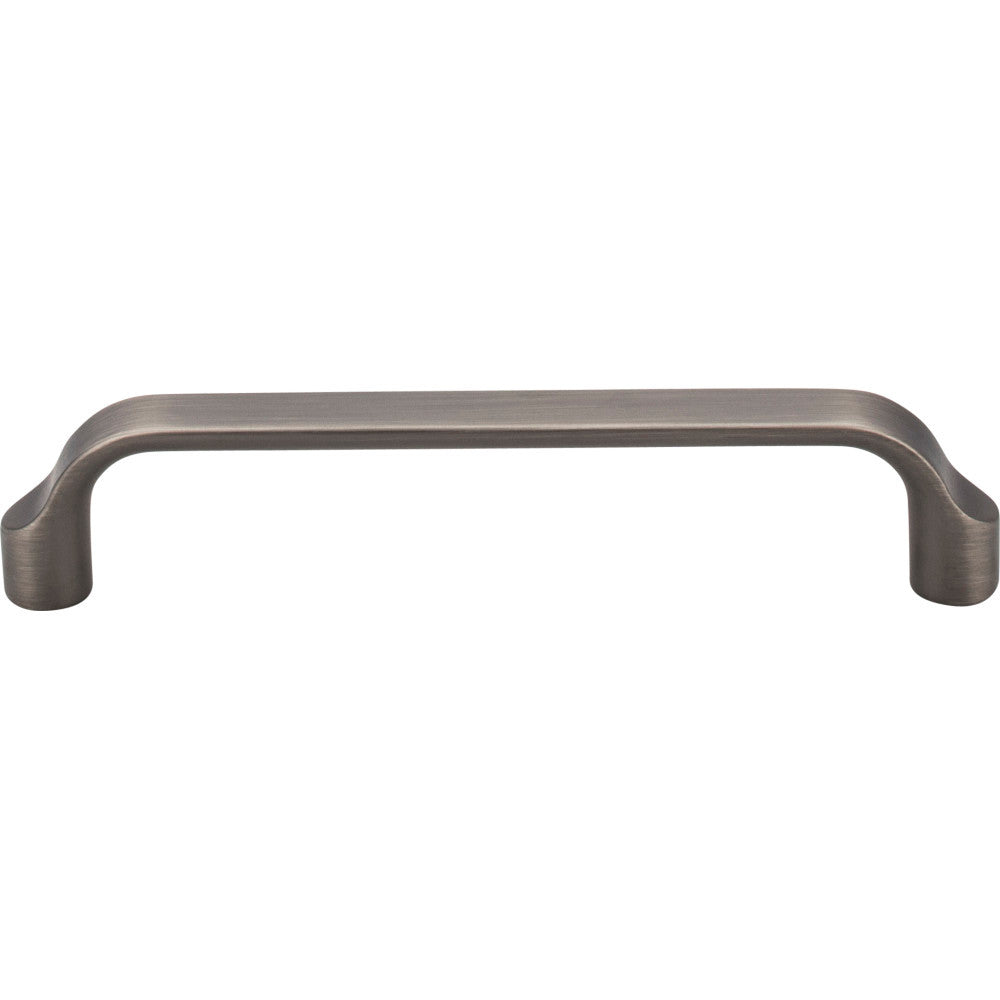 Elements 239-128BNBDL: 128 mm cc Brenton Flat Bar Cabinet Pull - Brushed Pewter
