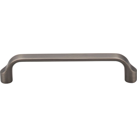Elements 239-128BNBDL: 128 mm cc Brenton Flat Bar Cabinet Pull - Brushed Pewter