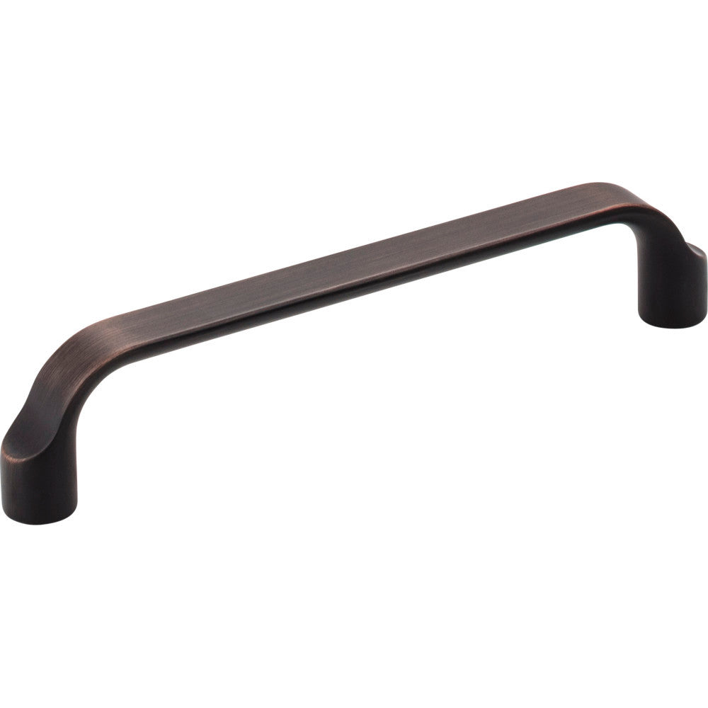 Elements 239-128DBAC: 128 mm cc Brenton Flat Bar Cabinet Pull - Brushed Oil Rubbed Bronze