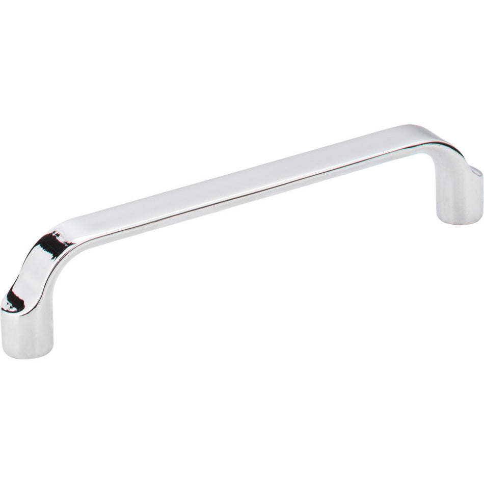 Elements 239-128PC: 128 mm cc Brenton Flat Bar Cabinet Pull - Polished Chrome