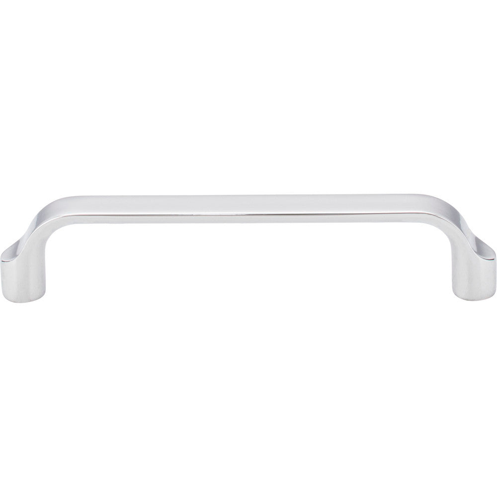 Elements 239-128PC: 128 mm cc Brenton Flat Bar Cabinet Pull - Polished Chrome