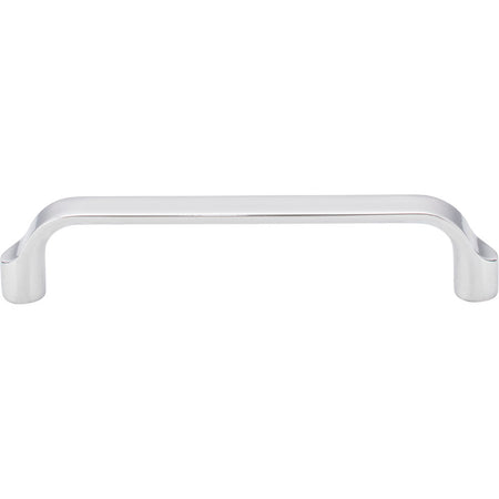 Elements 239-128PC: 128 mm cc Brenton Flat Bar Cabinet Pull - Polished Chrome