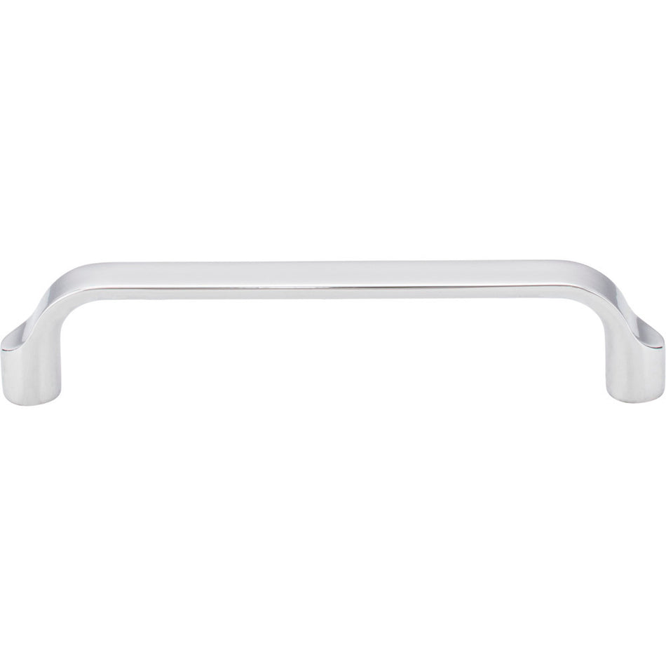 Elements 239-128PC: 128 mm cc Brenton Flat Bar Cabinet Pull - Polished Chrome