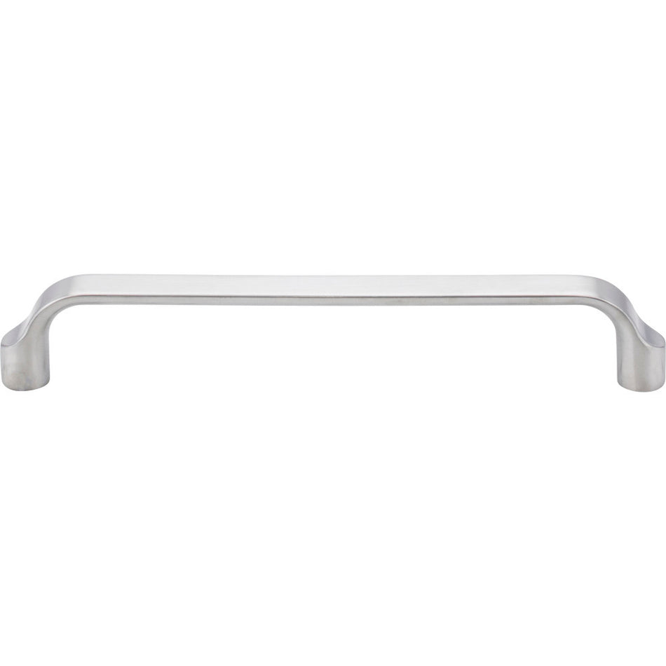Elements 239-160BC: 160 mm cc Brenton Flat Bar Cabinet Pull - Brushed Chrome