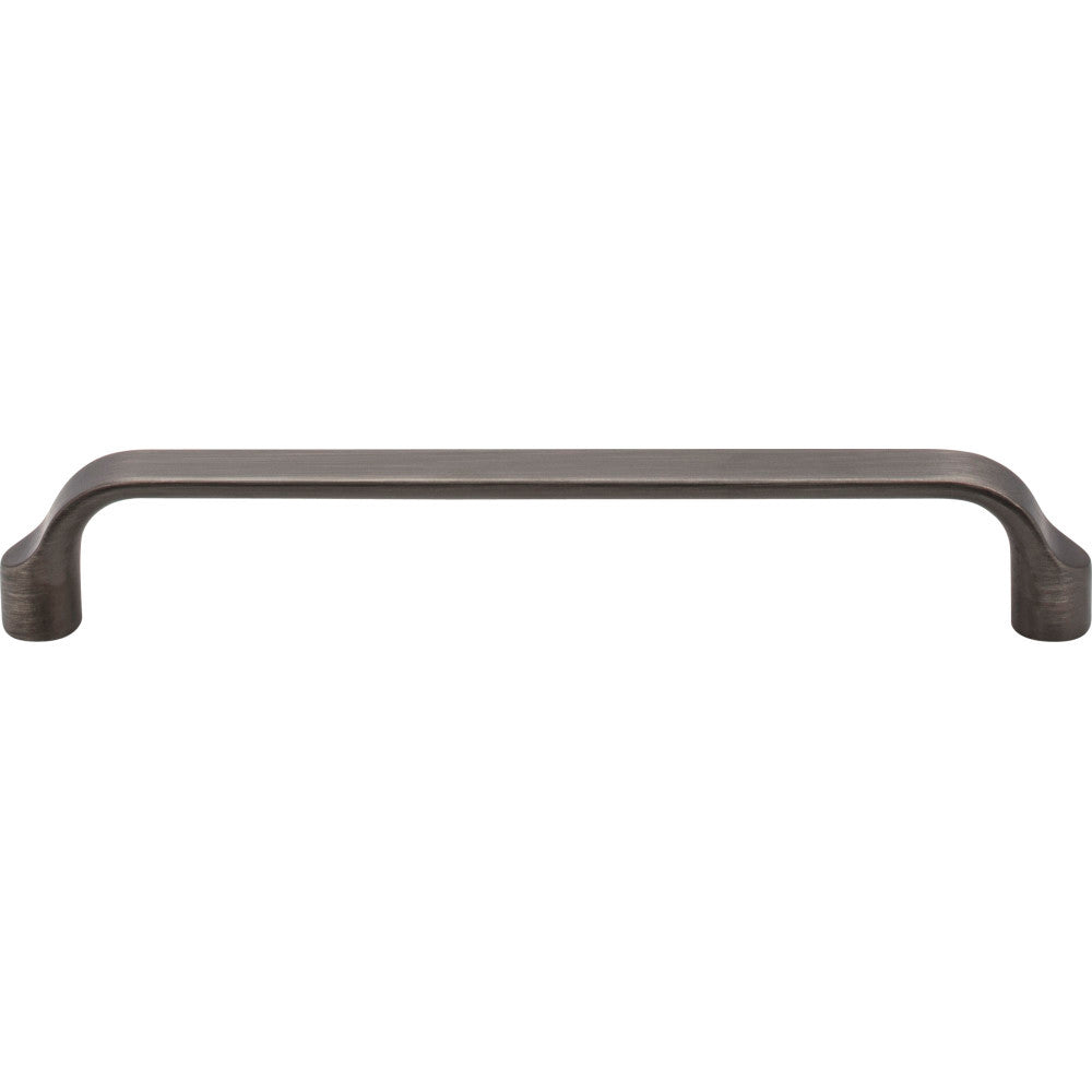 Elements 239-160BNBDL: 160 mm cc Brenton Flat Bar Cabinet Pull - Brushed Pewter