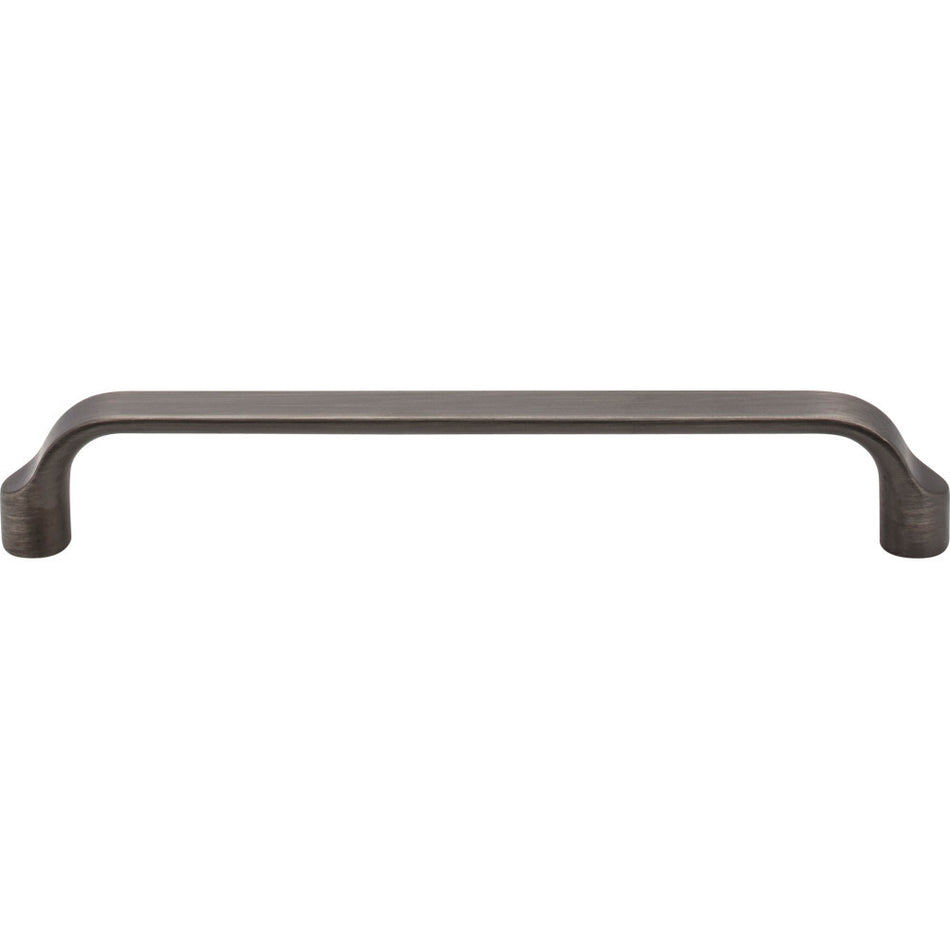 Elements 239-160BNBDL: 160 mm cc Brenton Flat Bar Cabinet Pull - Brushed Pewter