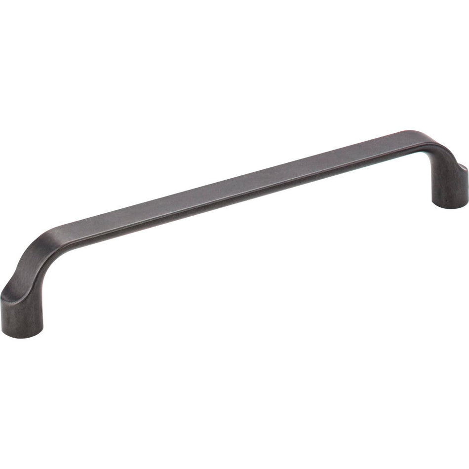 Elements 239-160DACM: 160 mm cc Brenton Flat Bar Cabinet Pull - Gun Metal