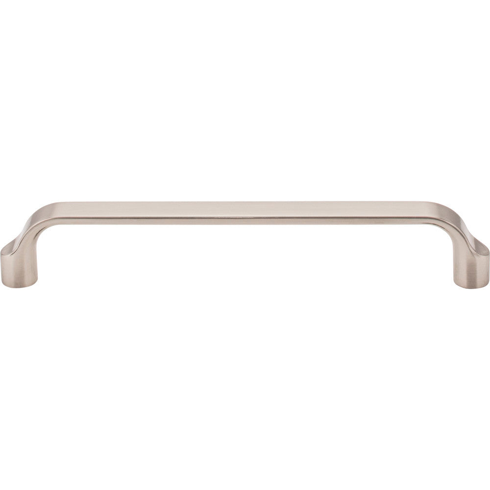 Elements 239-160SN: 160 mm cc Brenton Flat Bar Cabinet Pull - Satin Nickel
