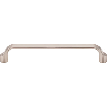 Elements 239-160SN: 160 mm cc Brenton Flat Bar Cabinet Pull - Satin Nickel