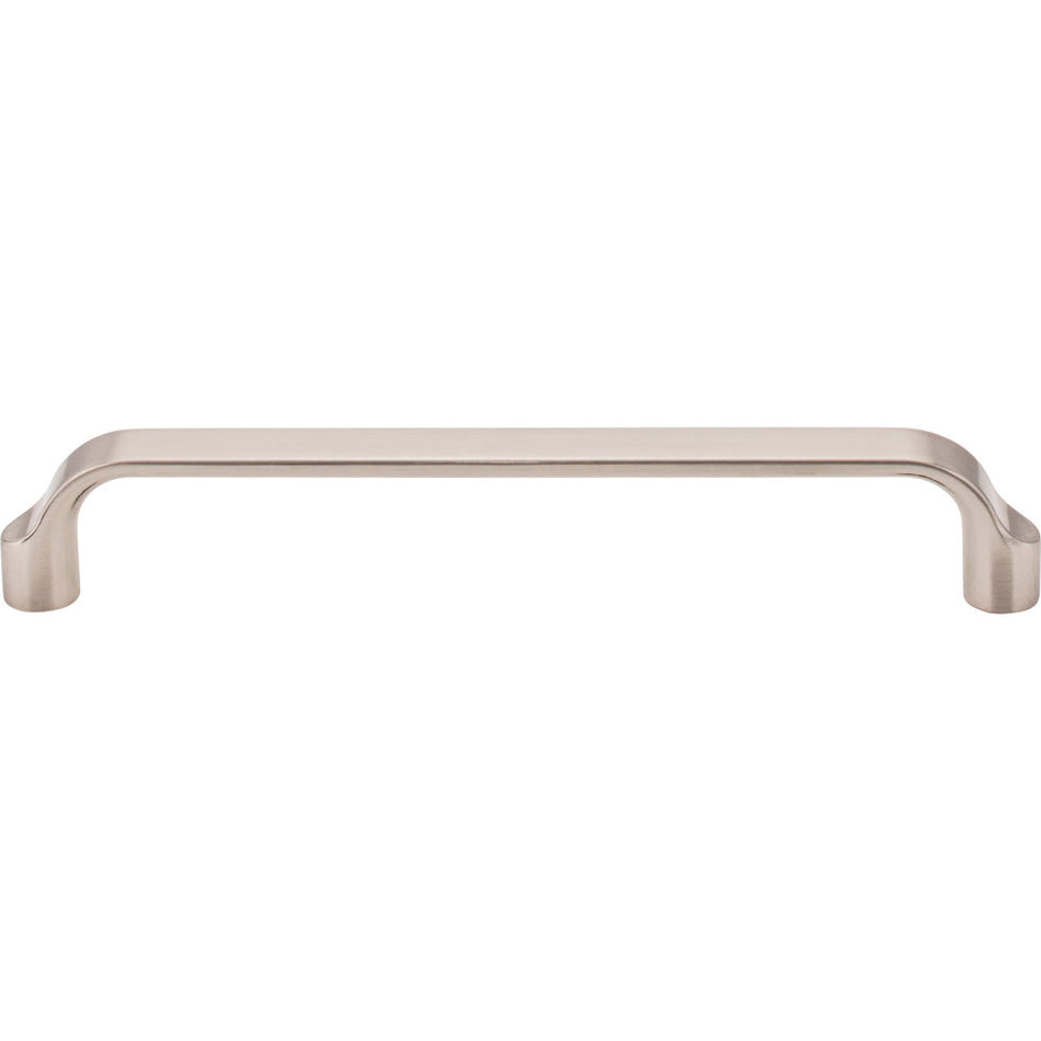 Elements 239-160SN: 160 mm cc Brenton Flat Bar Cabinet Pull - Satin Nickel