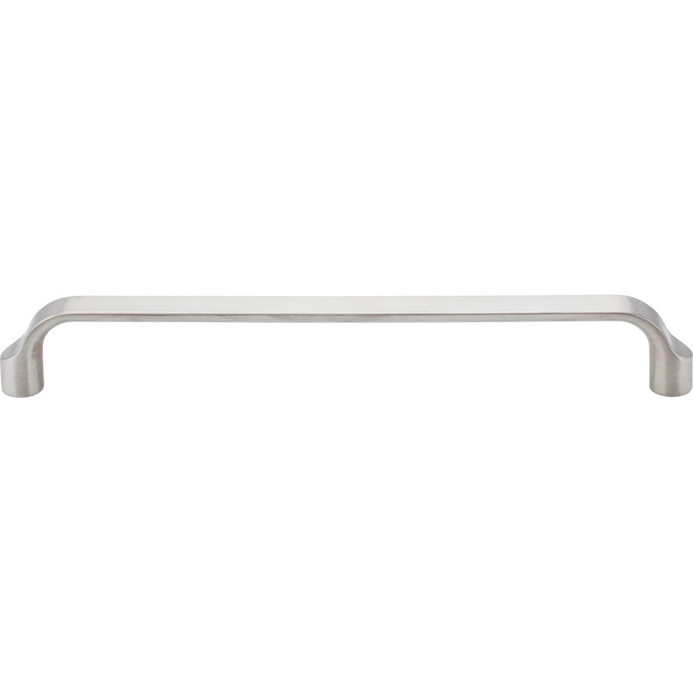 Elements 239-192BC: 192 mm cc Brenton Flat Bar Cabinet Pull - Brushed Chrome