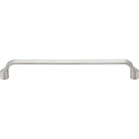 Elements 239-192BC: 192 mm cc Brenton Flat Bar Cabinet Pull - Brushed Chrome