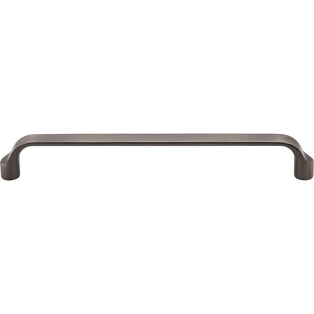 Elements 239-192BNBDL: 192 mm cc Brenton Flat Bar Cabinet Pull - Brushed Pewter