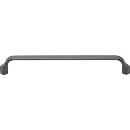 Elements 239-192DACM: 192 mm cc Brenton Flat Bar Cabinet Pull - Gun Metal