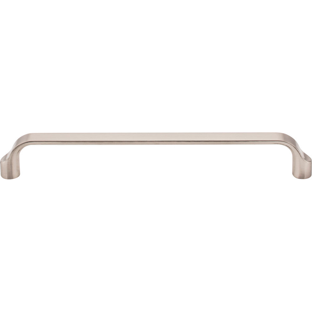 Elements 239-192SN: 192 mm cc Brenton Flat Bar Cabinet Pull - Satin Nickel
