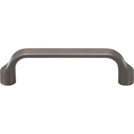 Elements 239-96BNBDL: 96 mm cc Brenton Flat Bar Cabinet Pull - Brushed Pewter
