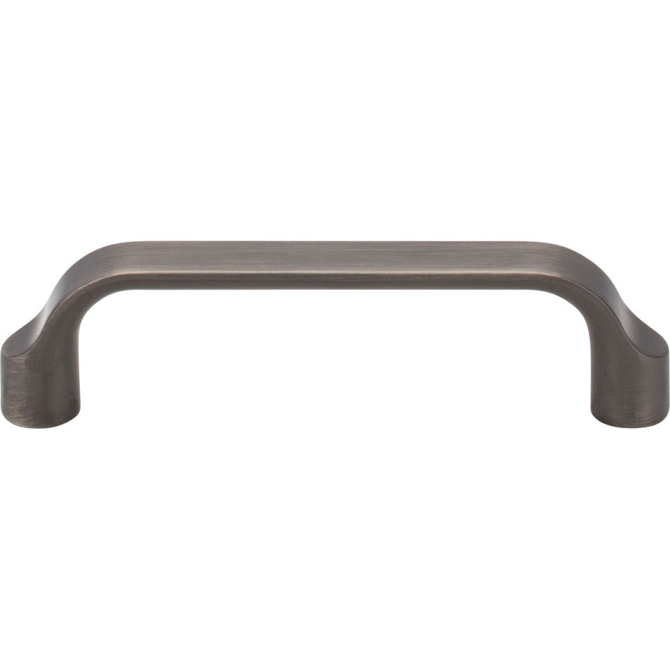 Elements 239-96BNBDL: 96 mm cc Brenton Flat Bar Cabinet Pull - Brushed Pewter