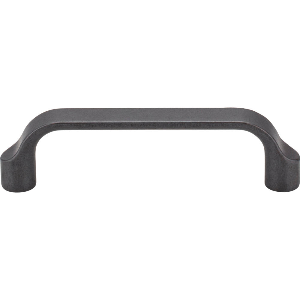 Elements 239-96DACM: 96 mm cc Brenton Flat Bar Cabinet Pull - Gun Metal