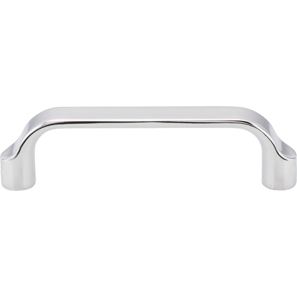 Elements 239-96PC: 96 mm cc Brenton Flat Bar Cabinet Pull - Polished Chrome